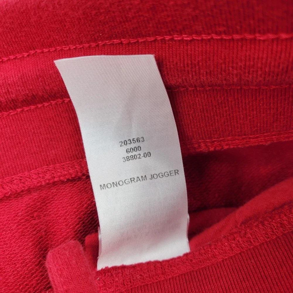 True Religion Tracksuit Mens Medium Red Monogram Zip Hoodie‎ Jogger 2 Piece Set